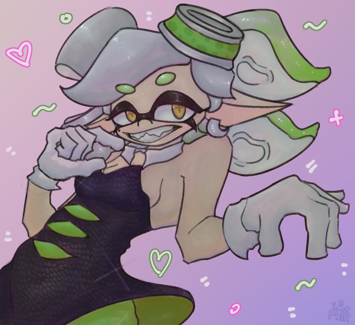 Mar13 day is in... 13 days. my favorite number. i'll start working on the annual piece today but for now here's my Marie art from last year!

#splatoon