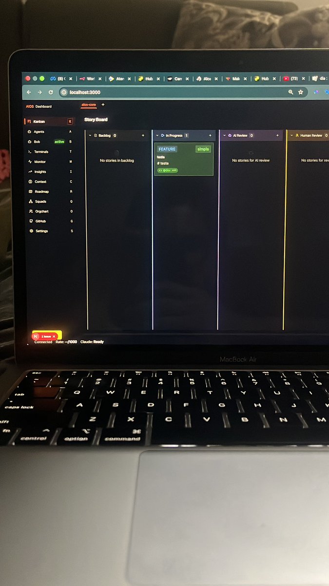 hfelix_'s tweet photo. Em 6h de vibe coding:

- Criei uma software house dentro do meu computador;
- Estou treinando meu primeiro agente gestor de tráfego com um curso completo. 

Os próximos passos é passar mais horas na ferramenta para ficar cada vez mais familiar e criar um one person business https://t.co/2esCJZYcyn