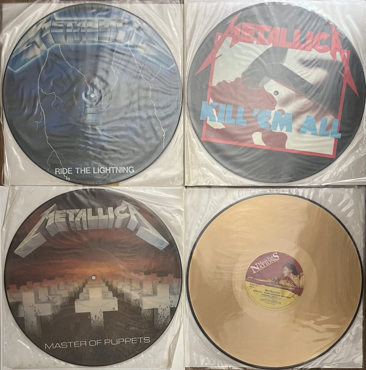 3/1(日)12:00-20:00で営業中。 METALLICA ピクチャーアナログ盤入荷