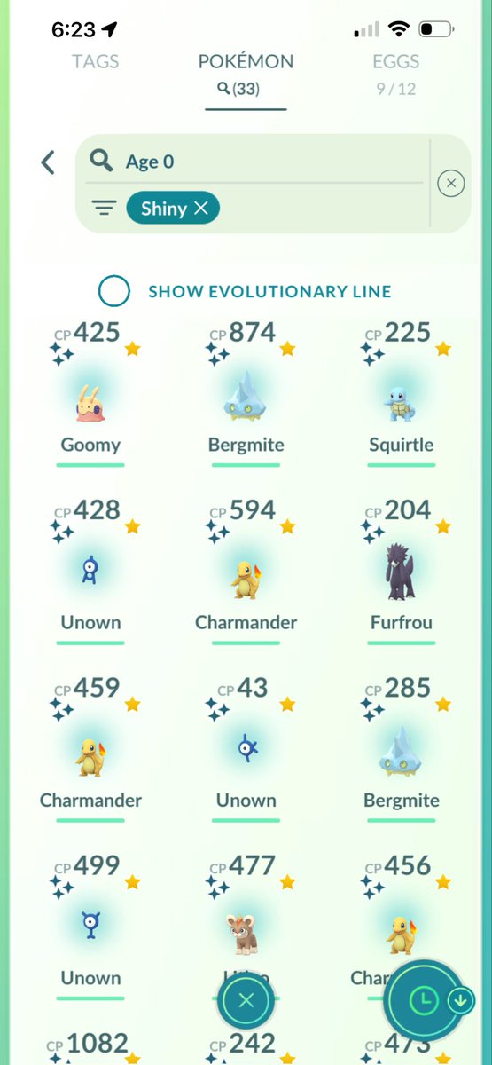 AlexJahNee's tweet photo. We got 33 shiny, hatched the Klefki (prob favorite of the day) did a ton of raids for Honedge but no luck there nor in any of the other raids. 🥺 Hopefully better luck tomorrow… #PokemonGo https://t.co/PKaP7DsqOv