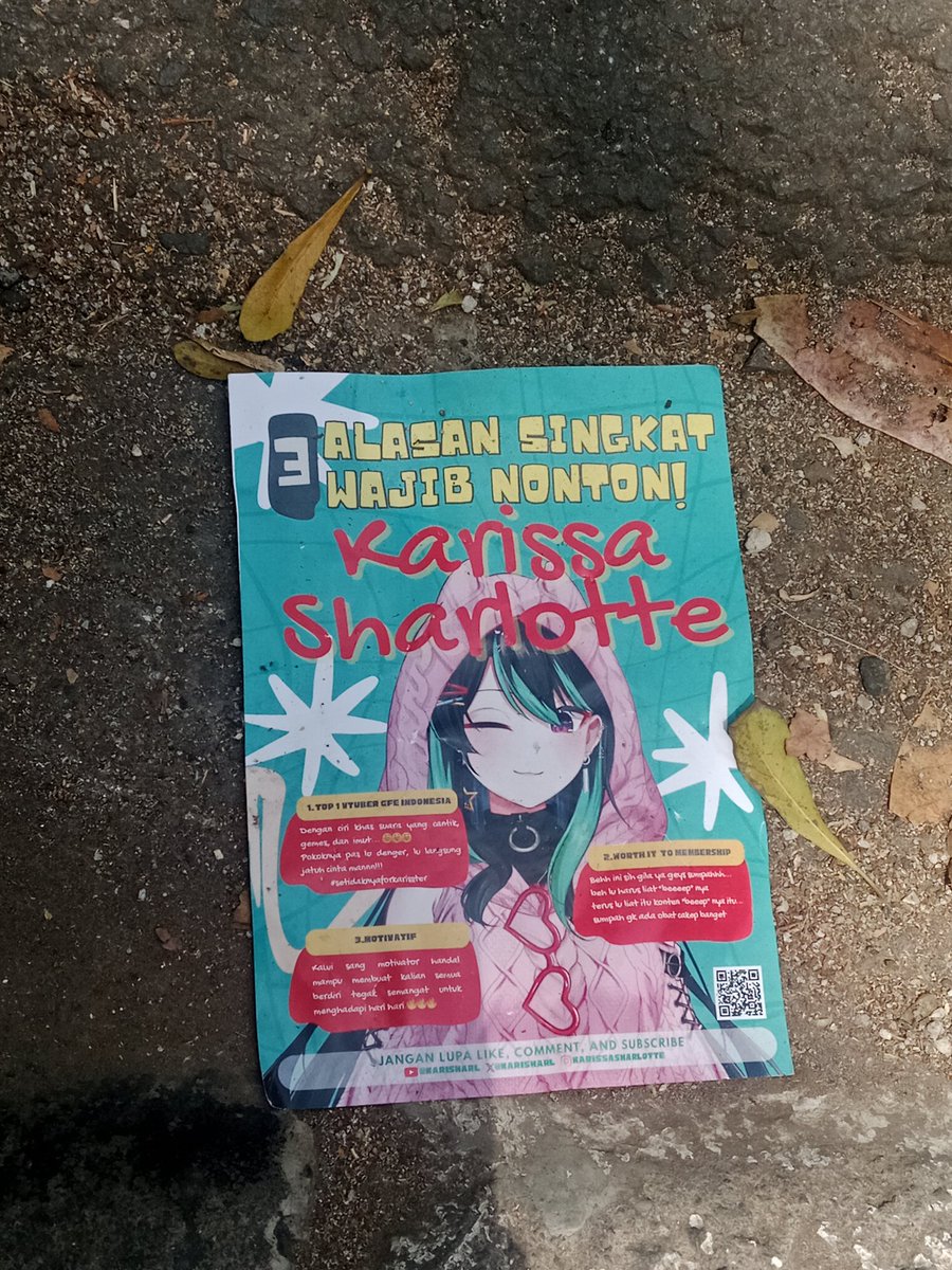 Kaget banget di jalan ada yang ijo ijo
Siapa yang bikin selebaran ini??