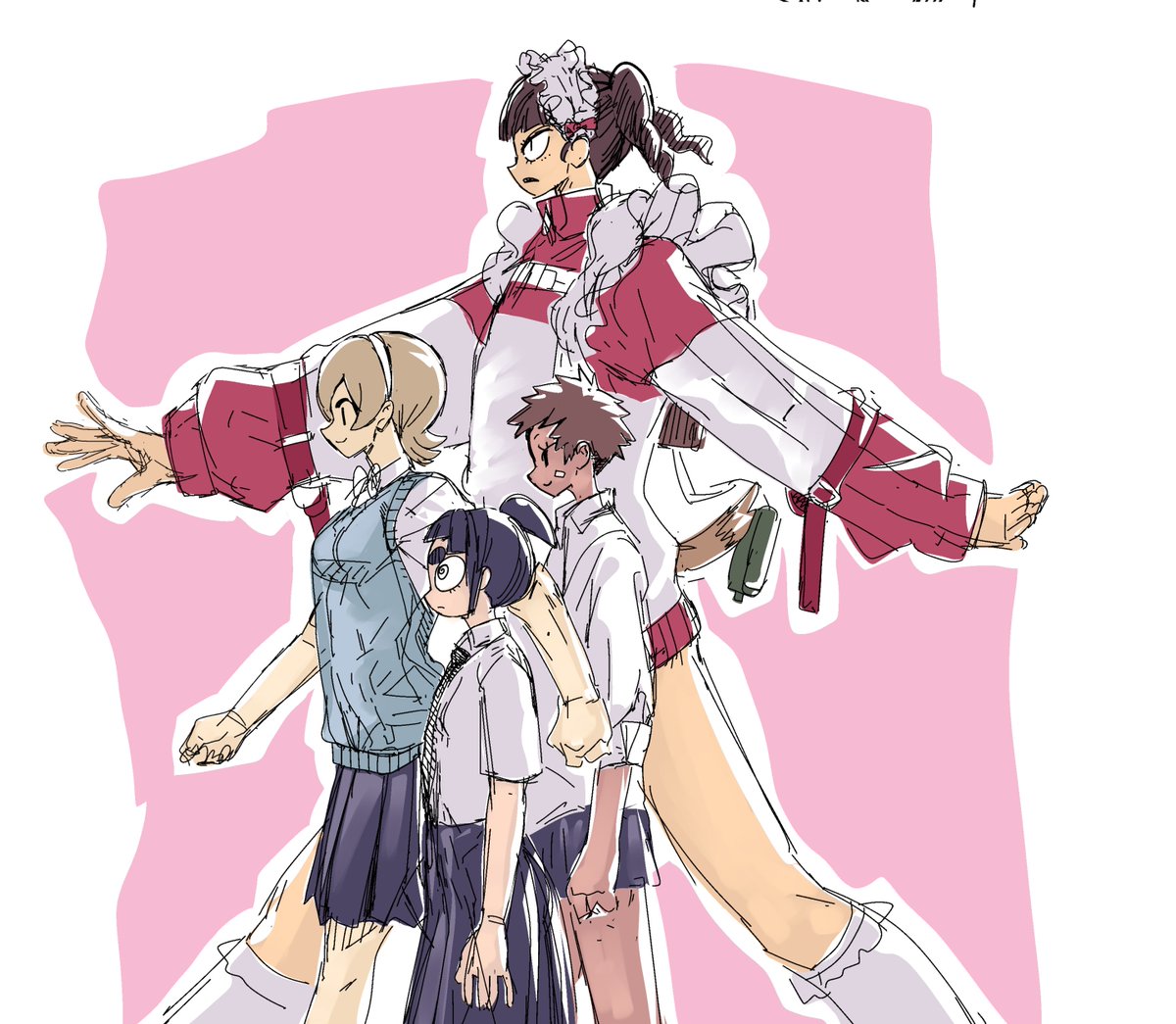 最新話公開中～
画像は使わなかったラフ