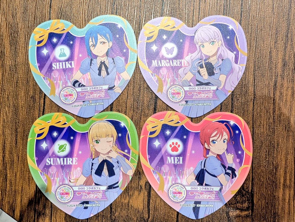 GIGOコラボカフェコースター交換希望 【求】 千砂都 きな子 【譲