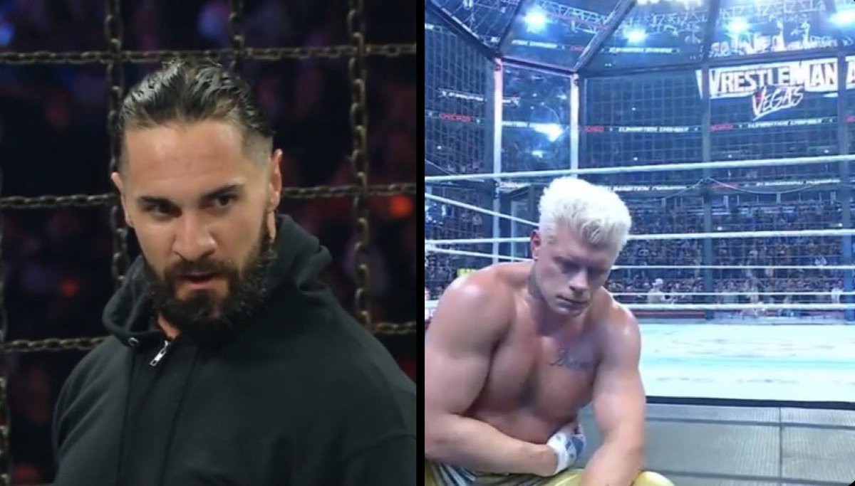 HazaUTD's tweet image. Triple H in the space of 5 minutes of the end of the elimination chamber just single handedly saved Wrestlemania with Rollins returning and Orton winning the chamber.

Mad!