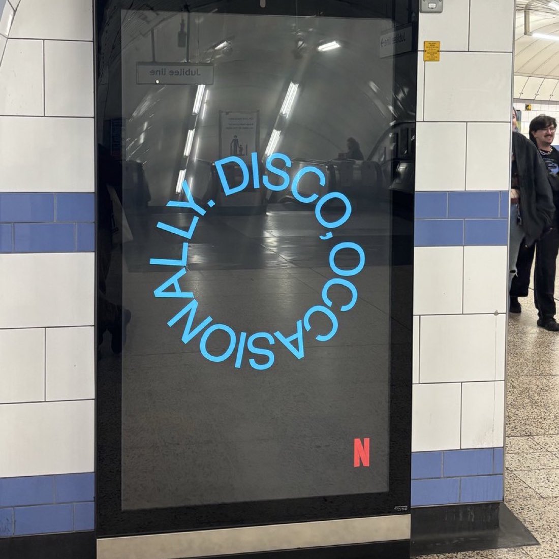 concertleaks's tweet photo. Netflix branded ‘Kiss All The Time. Disco, Occasionally.’ ads have started to appear in major cities! https://t.co/PrcjXtQPBP