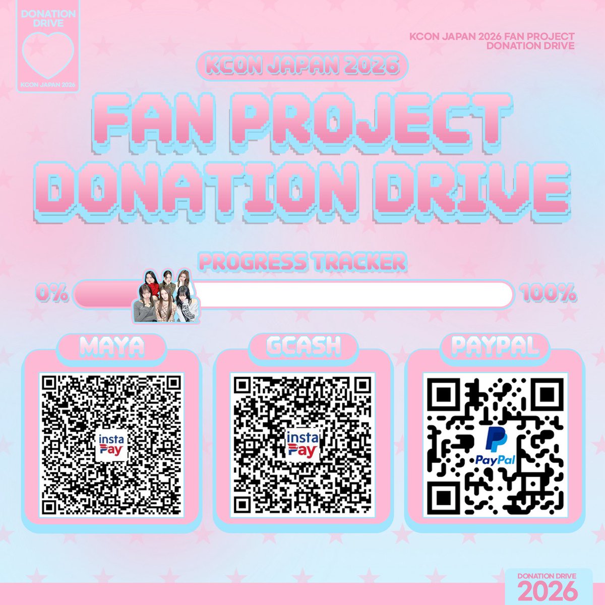 [💵] 260301 FUNDING

As KCON JAPAN fast approaches, we are raising funds for the production of cheering materials to support IZNA during this special event.

🎯:  ₱7,000/$120.78 
PROGRESS: 14%

Answer our cash inflow forms right after: tinyurl.com/projectlovezna

Remember to only