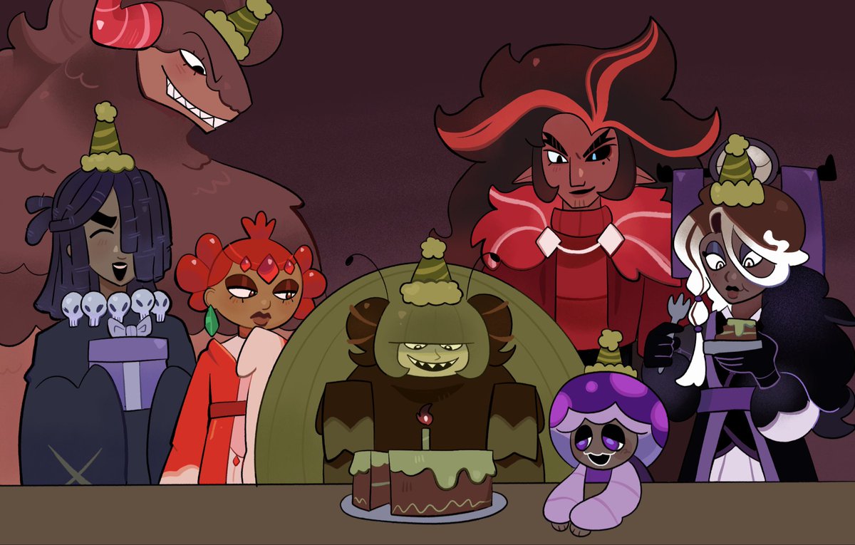 Quick drawing but HAPPY BDAY MATCHA!! Everyone say happy bday rn