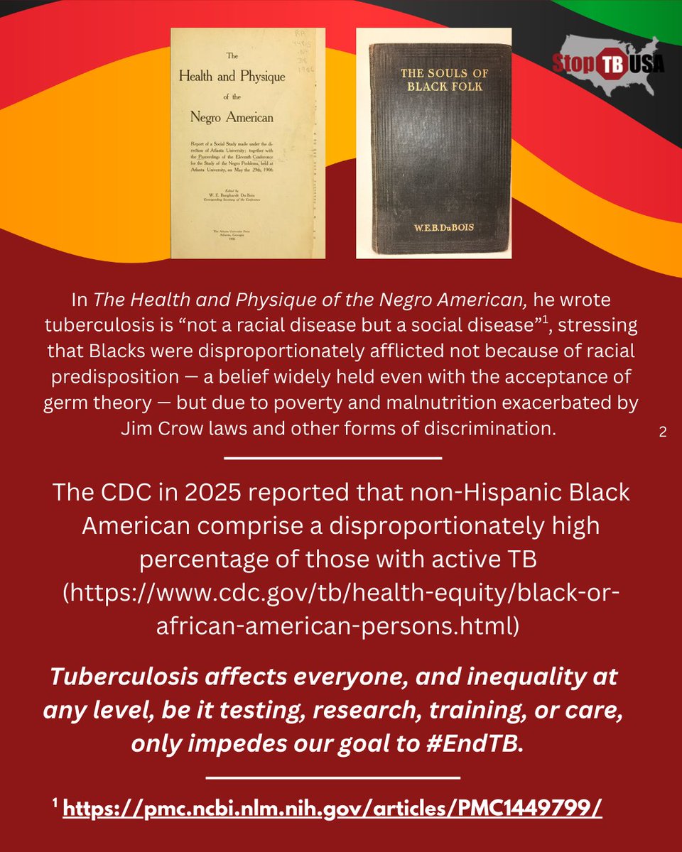 StopTBUSA's tweet photo. As Black History Month comes to a close, we honor the Black pioneers whose leadership and innovation shaped public health and tuberculosis care, and whose legacies continue to guide the fight to #EndTB. https://t.co/EAff8jCd7c
