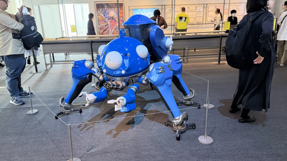 shomona739549's tweet image. #XREAL #攻殻機動隊展
タチコマ可愛すぎなんだよな