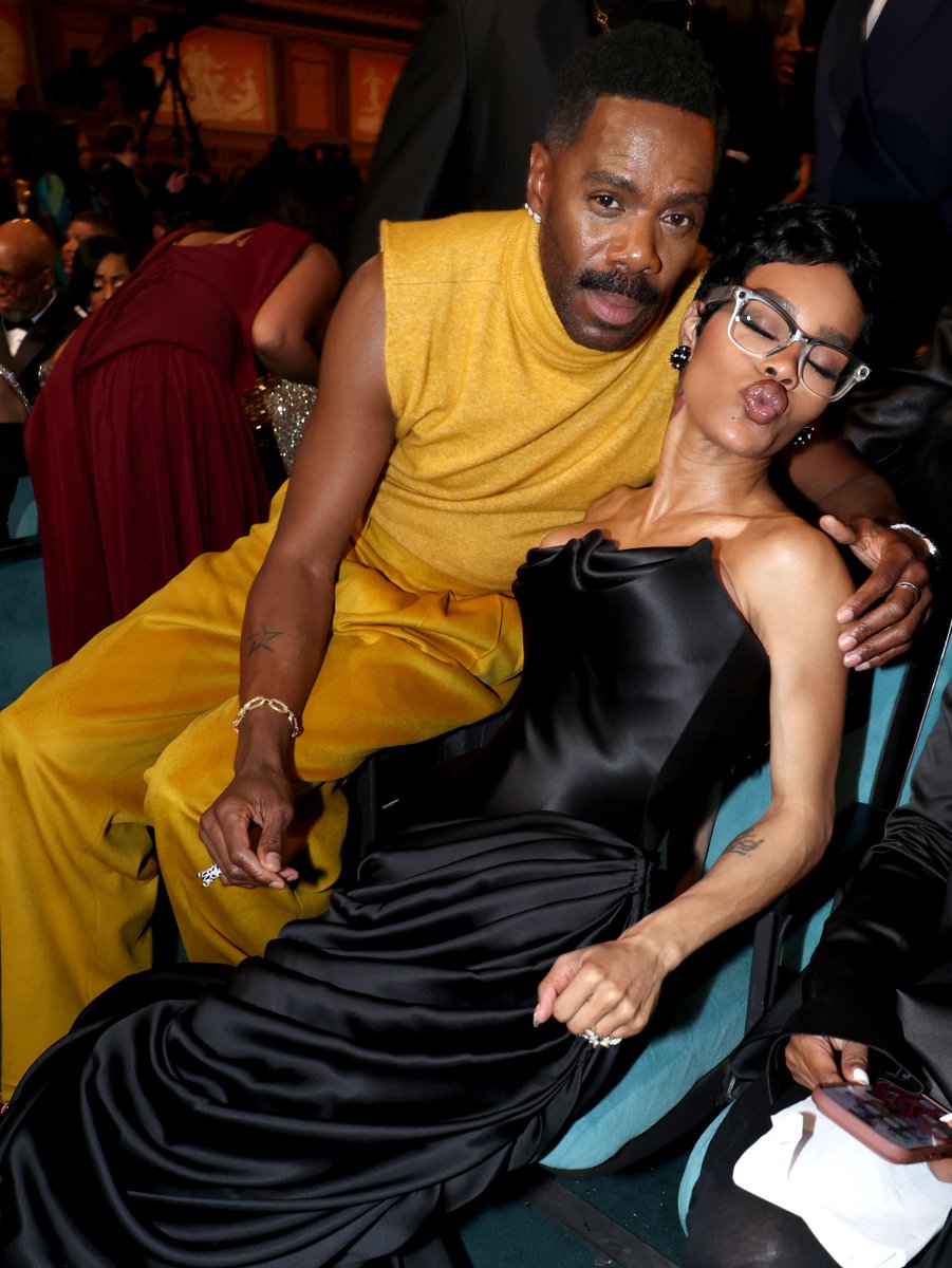 Colman Domingo and Teyana Taylor pose together at the #NAACPImageAwards