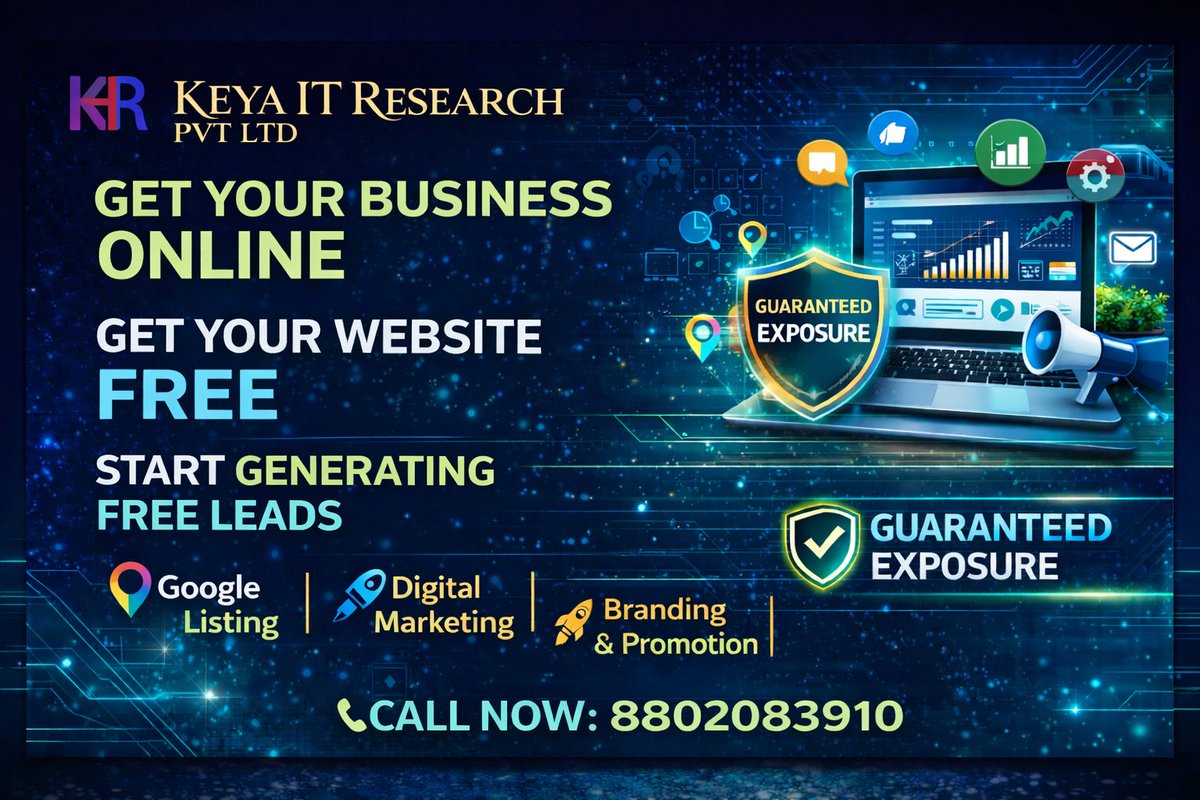 90% of businesses waste money on digital marketing.
The remaining 10%?
They work with experts.
Keya IT Research Pvt Ltd delivers
✔ Targeted Traffic
✔ Qualified Leads
✔ Measurable ROI
If you're serious about scaling, let’s connect.