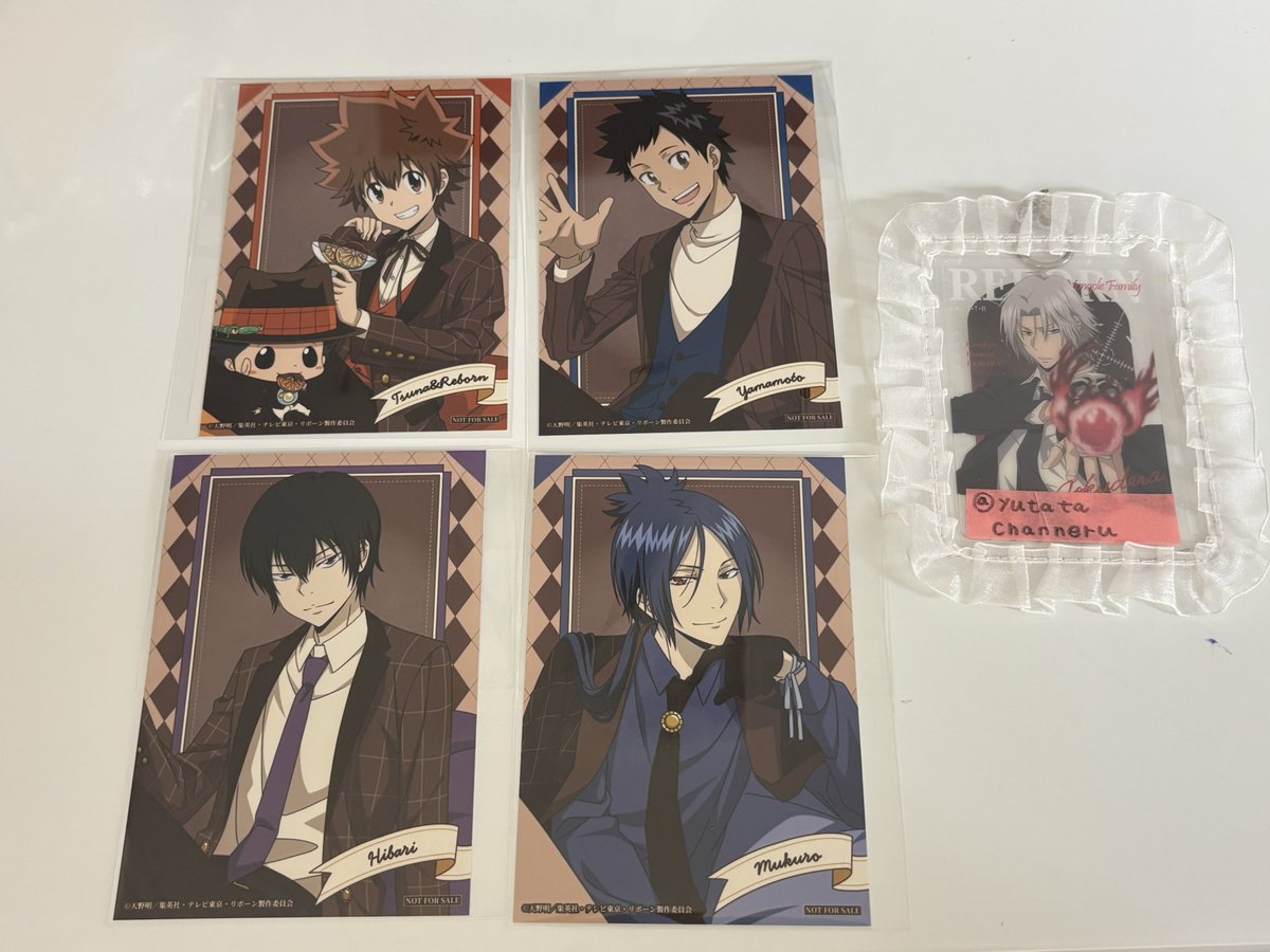 交換】 家庭教師ヒットマンREBORN! リボーン まるくじ 特典 ブロマイド