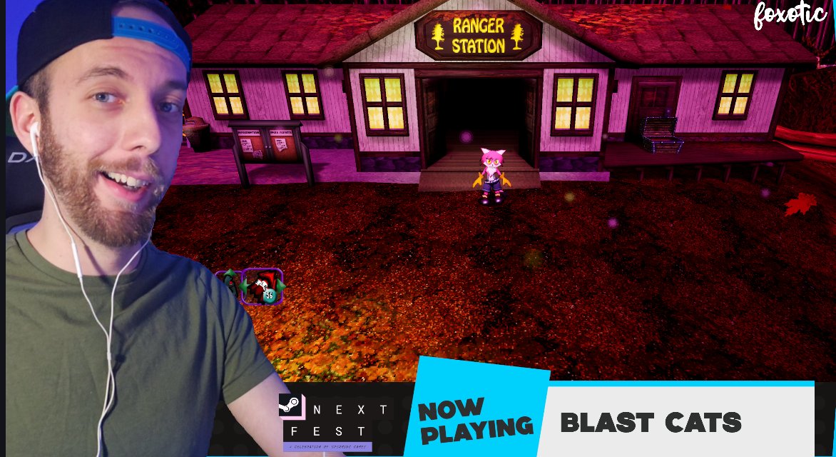 foxoticTV's tweet photo. Up Next BLAST CATS from
@BlastCatsDev !

This one is lookin like a DOOZY

https://t.co/C3iOejN8FG
#SteamNextFest #NextFest #IndieDev https://t.co/ggse53hPJe