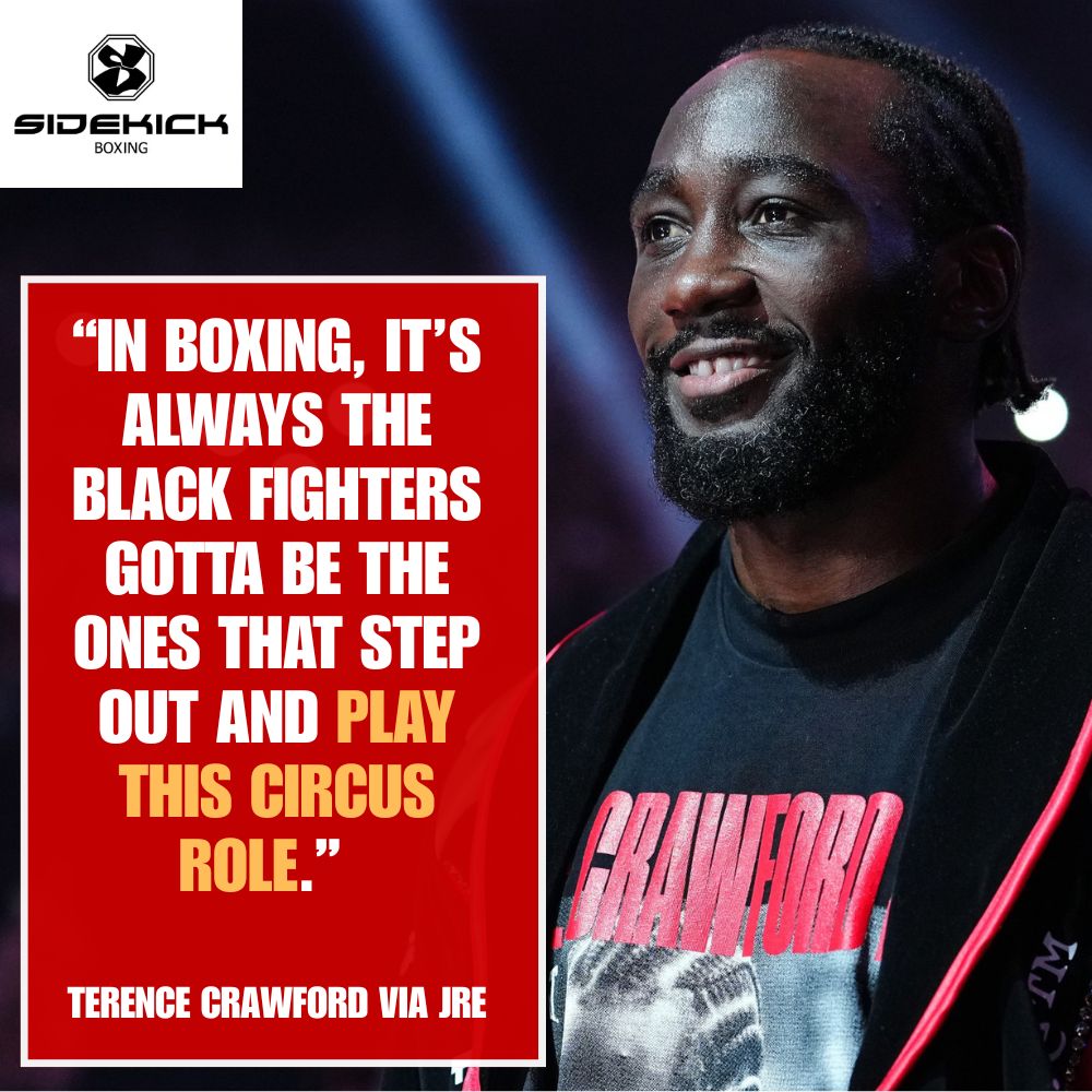 Terence Crawford on black fighters using trash talk to sell fights 🥊

Full Story: sidekickboxing.co.uk/terence-crawfo…