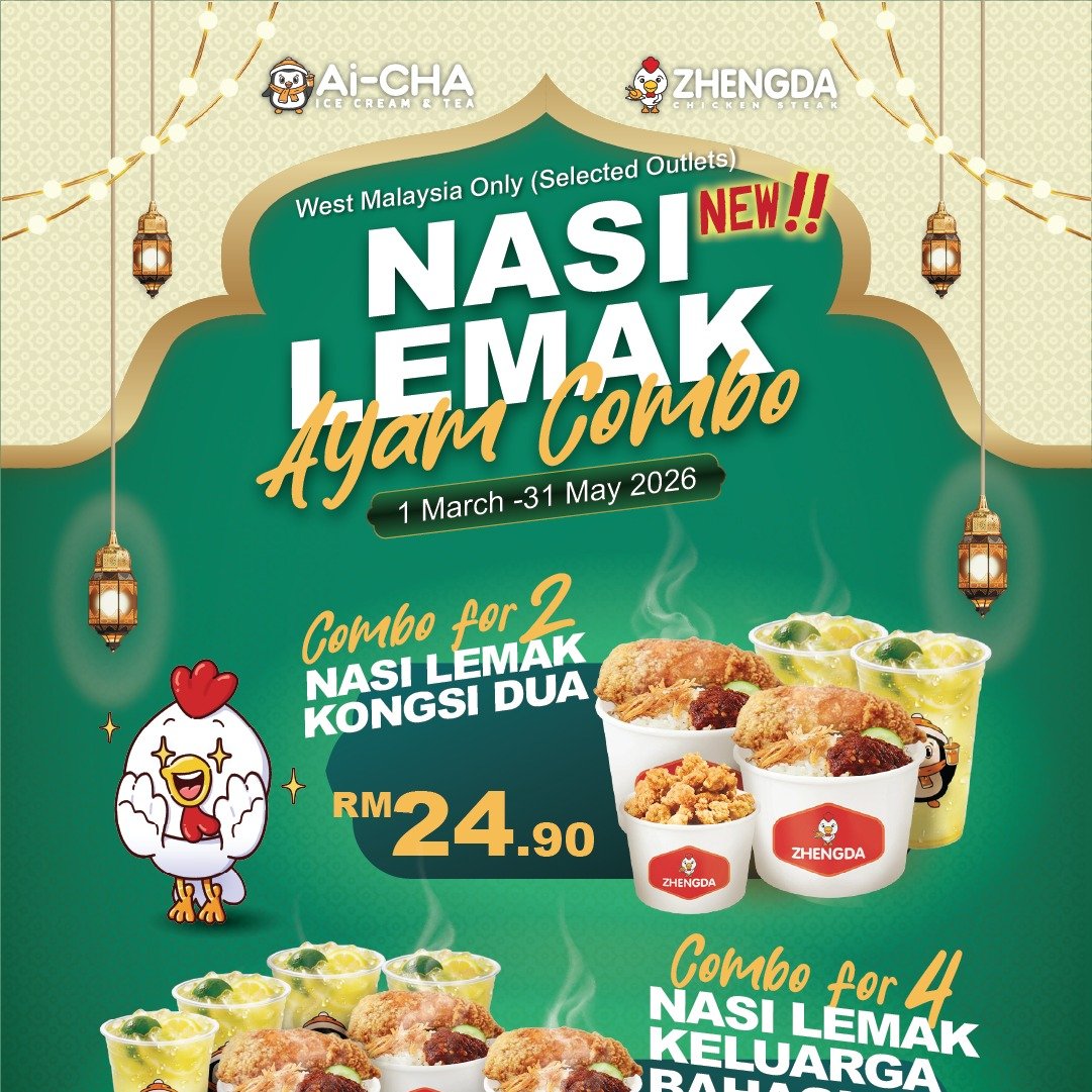 syioknya's tweet photo. Ai-CHA New Menu: Nasi Lemak Ayam Combo Ramadan Promo
👉 https://t.co/xJaknvuPkh

*****
Order Ai-Cha on ShopeeFood:
👉 https://t.co/4ndcKkVi71 https://t.co/sc5hKjuixL