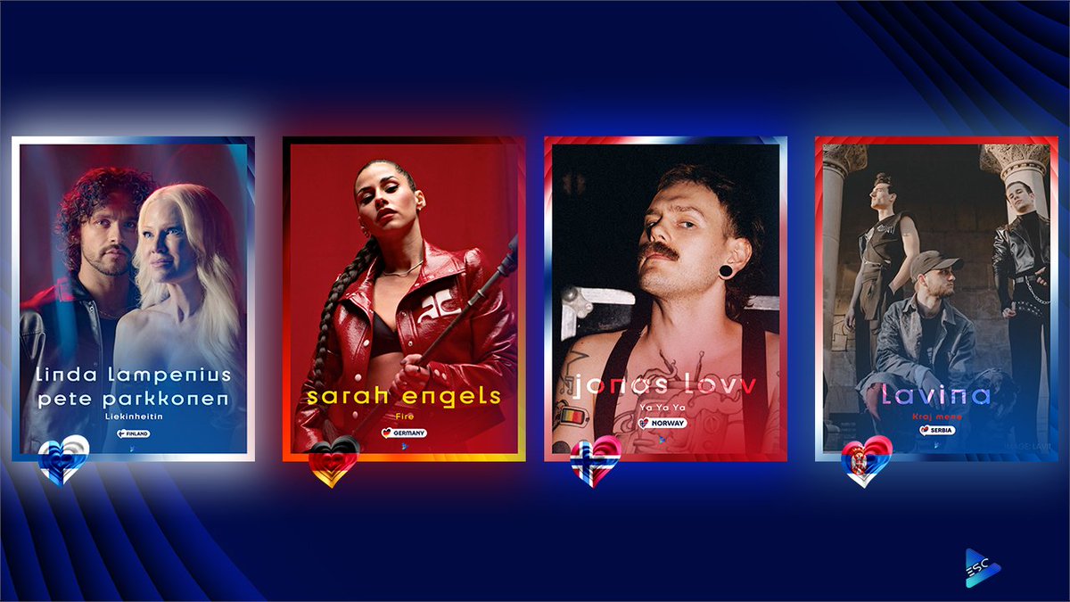 esc_play's tweet photo. 💙⎮Estos son los 4 elegidos de esta gran madrugada de supersábado. Todavía falta uno, o no. 💐
#Umk2026 #pze26 #mgp2026 #DasDeutscheFinal
#Eurovision · #ESC2026 · #ESCPlay https://t.co/bRUrPj6qX0