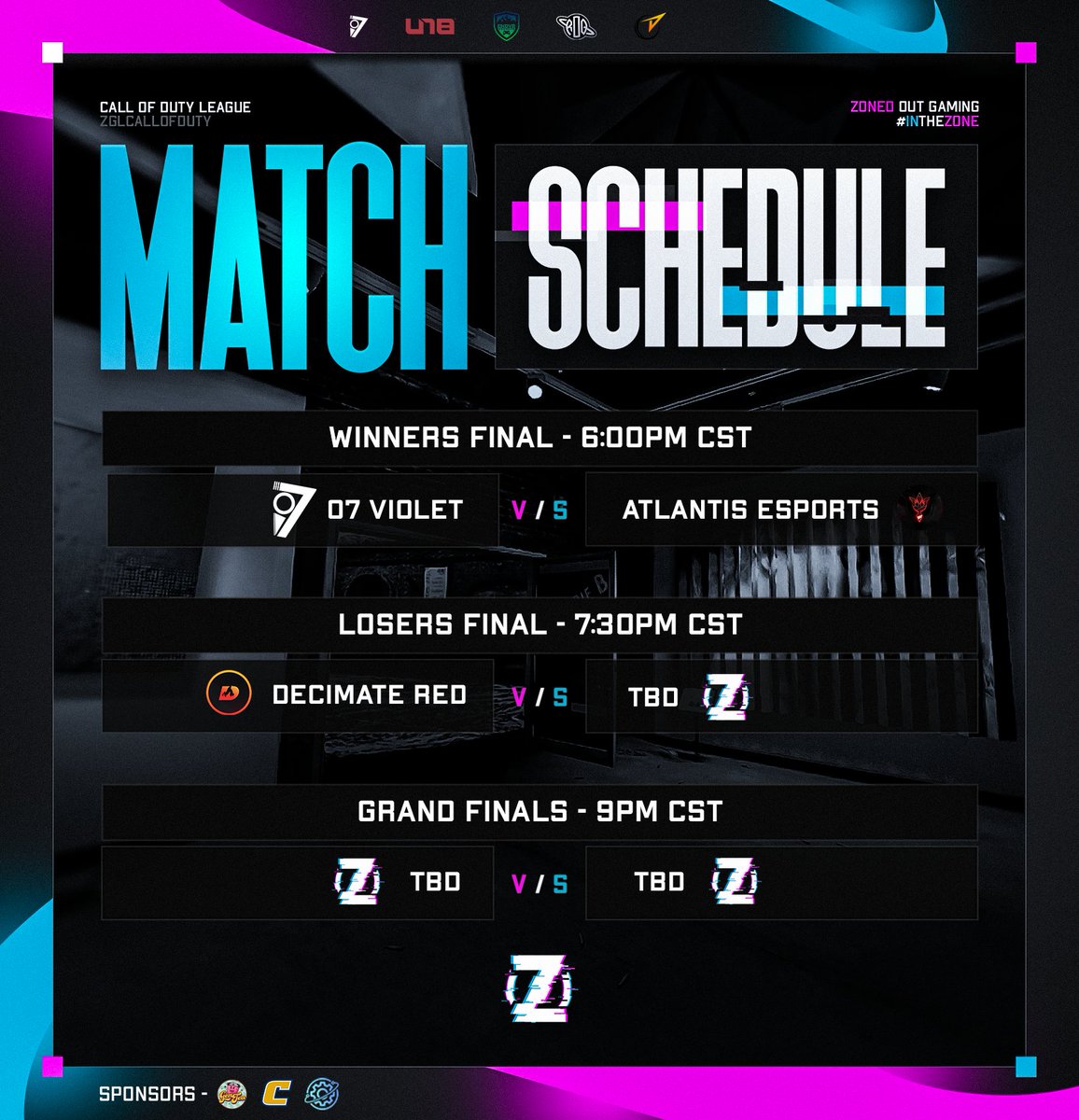 Zoned Out Gaming League tweet media