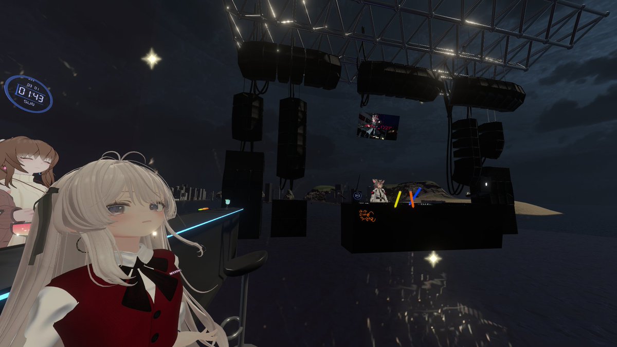 doooma22's tweet image. ＃MYSTIC の練習会が、まんまDJイベントになっていたのだそうで…打ち合わせかなと思ってインスタンスに入ったら、本番なのか？ってくらいにぎやかでした^^　たのしいのはよいことですね^^　#VRChat
