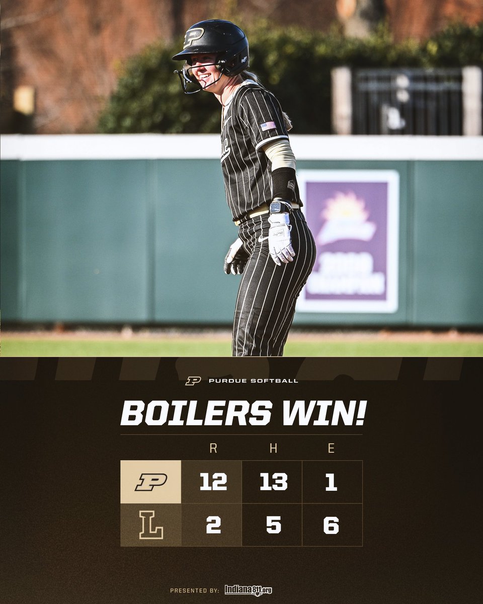 PurdueSoftball's tweet photo. Grinning &amp; Winning 🙂

#BoilerUp🚂 https://t.co/cPuuZeX7ft