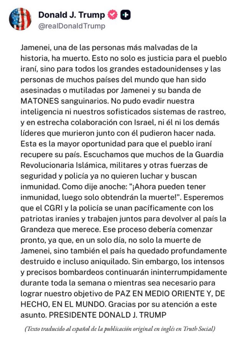 Nada más que agregar 🇺🇸