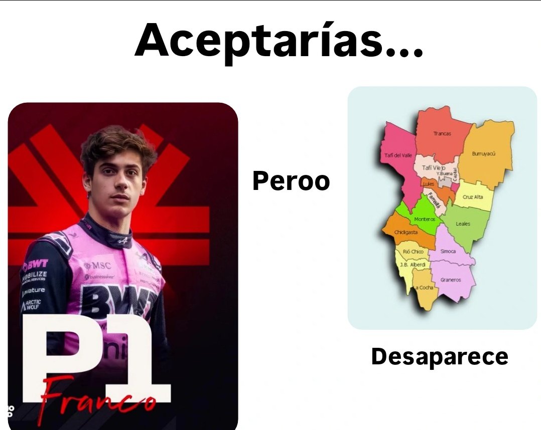 Como tucumana si aceptaría