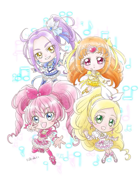続いてはスイートプリキュア #precure