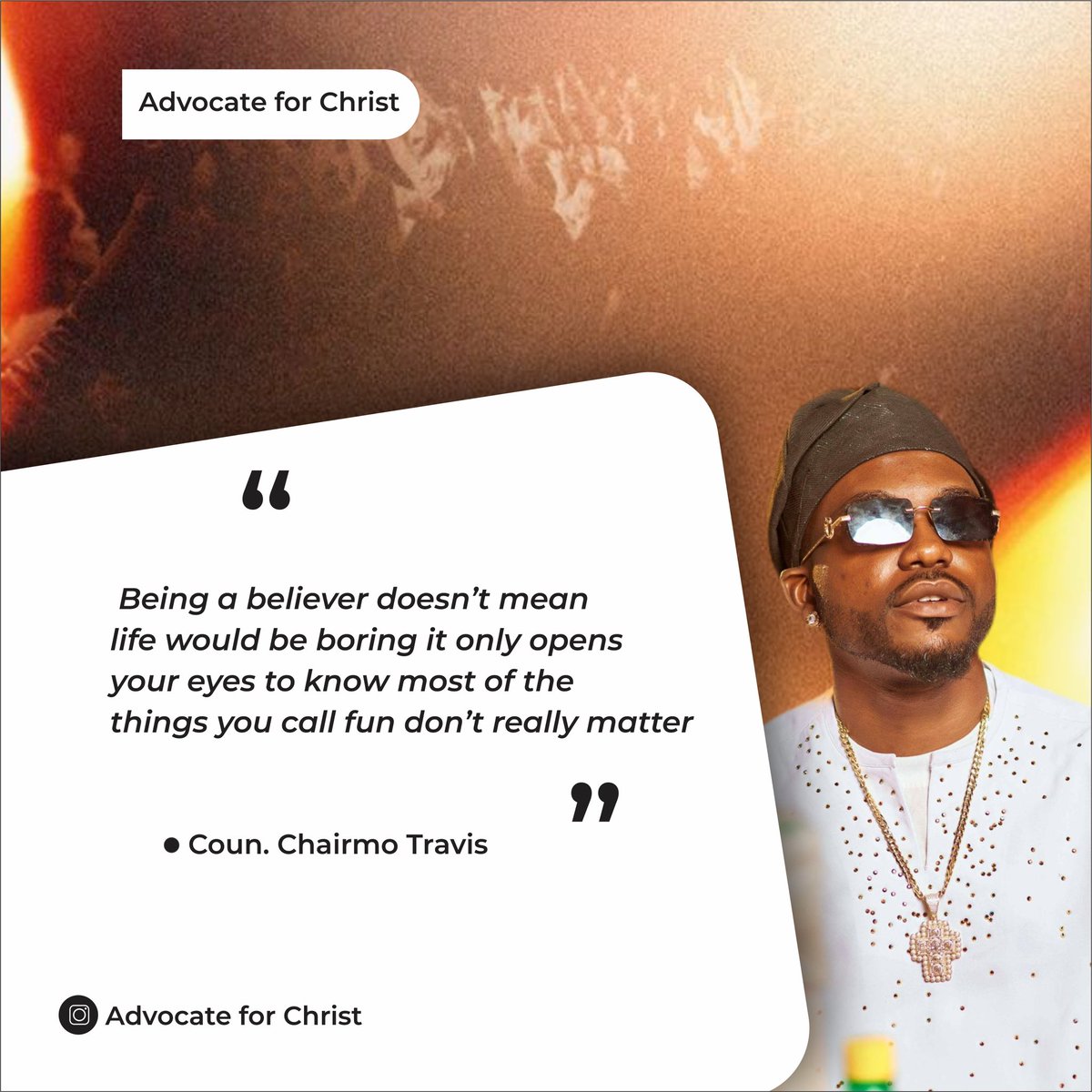 ChairmoTravis's tweet photo. Your prayer can’t change any situation Till it changes you https://t.co/unITANo31c