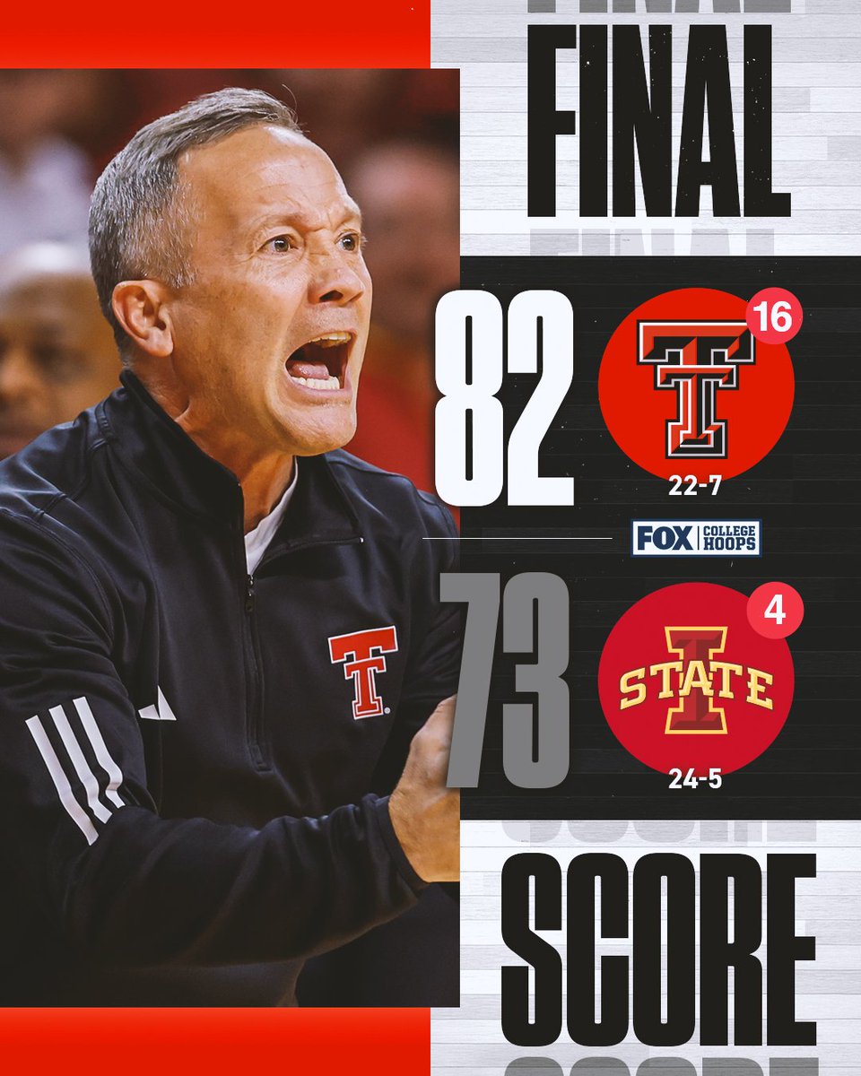 Red Raiders steal one in Hilton against Iowa State🔥
