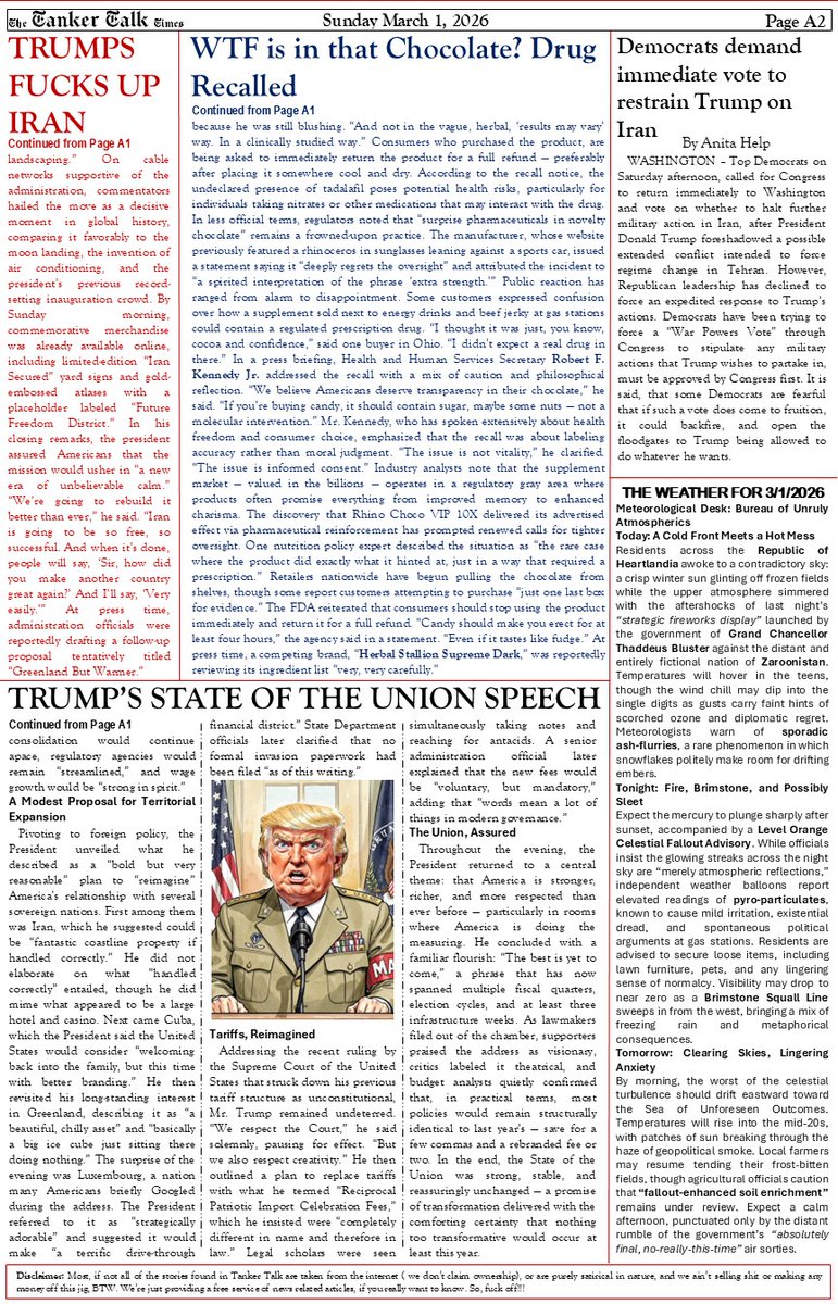 the tanker ... tweeting all across the land tweet media