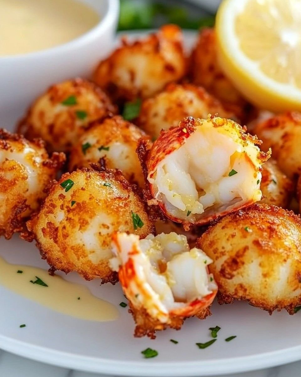 ann_ann886's tweet photo. Crispy Lobster Bites with Garlic Butter Sauce https://t.co/Y1uv0oZWGc