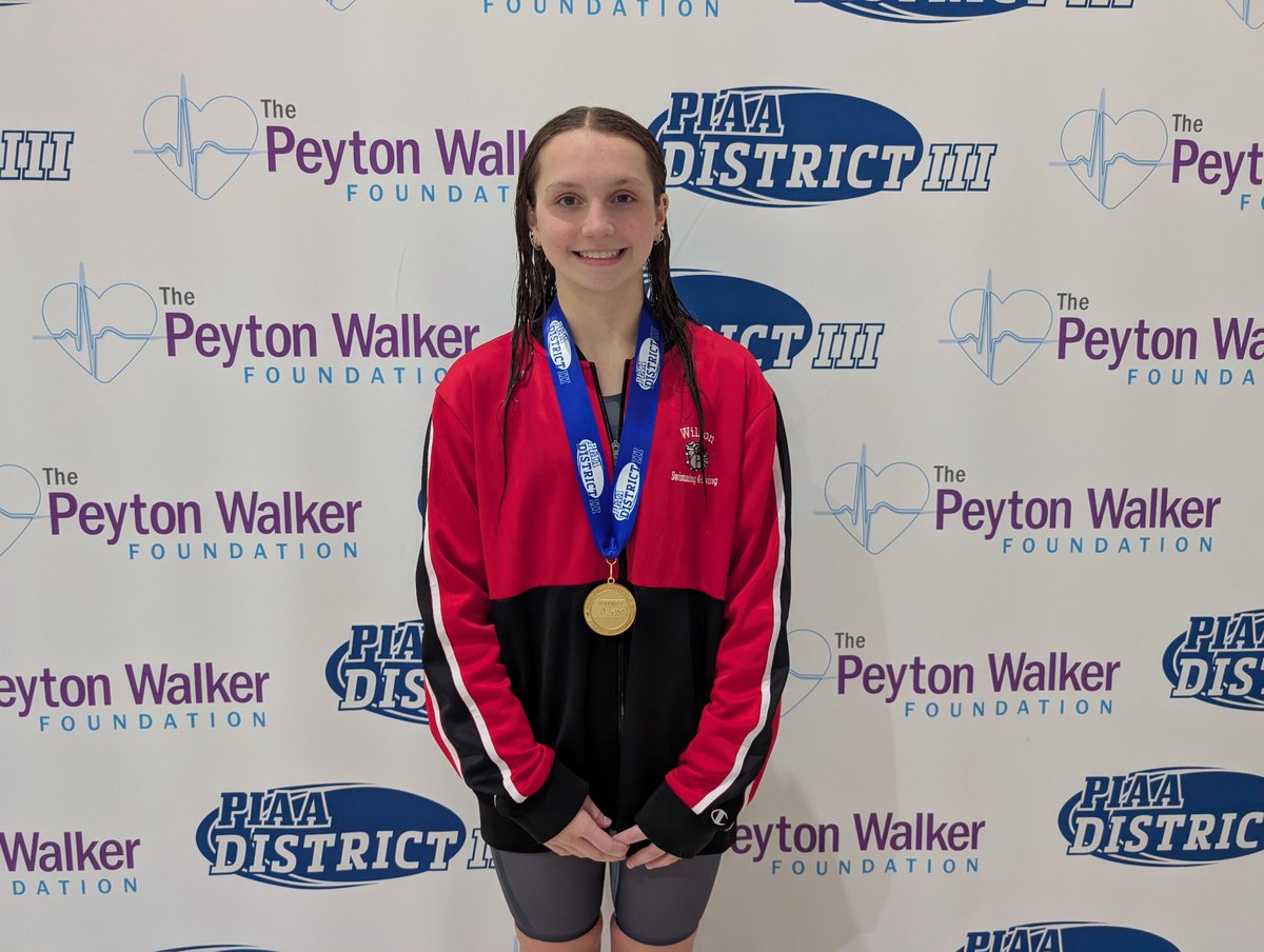 piaadistrict3's tweet photo. PIAA District III WellSpan Class 3A girls 500 freestyle champ is Ava Long of Wilson https://t.co/EI9jizevUy