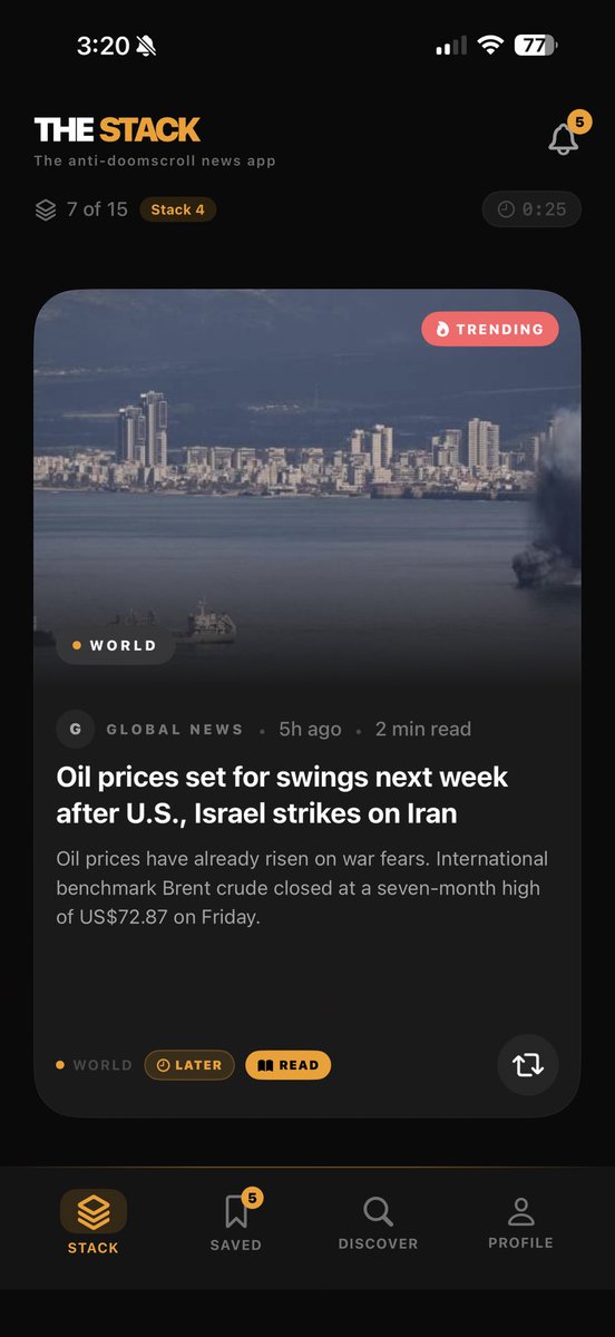 ravisirsi's tweet photo. News as it happens the swipable card style news app that i developed , let me know what you think , see 15 important stories and close , app hates doom scroll , link if you wanna try out https://t.co/fOnmGNRFHX #news #BREAKING https://t.co/3DDOFAaSTM