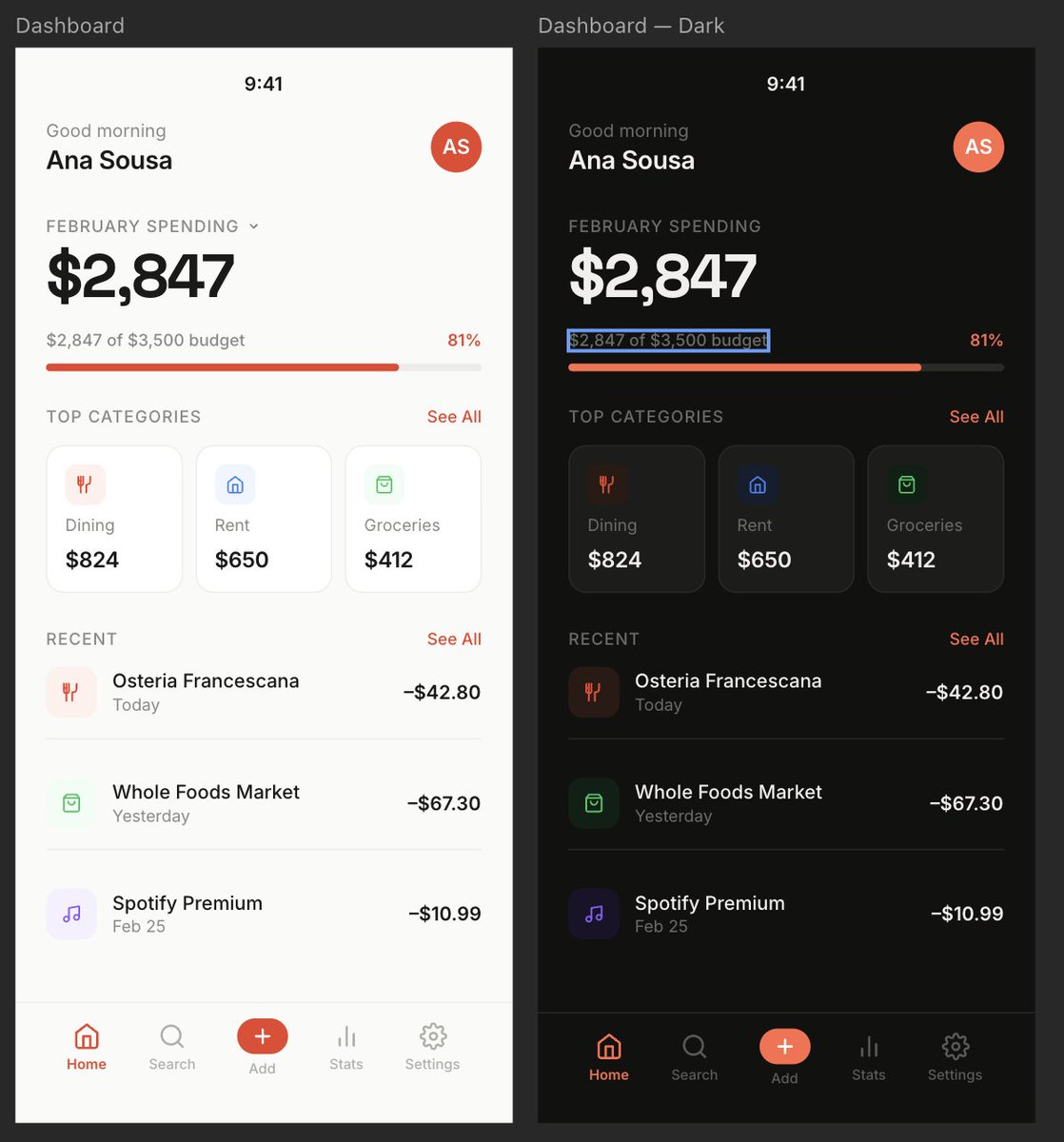 Bob__one's tweet photo. Just asked for the homepage with a dashboard in @paper. Literally guys, took 3 minutes (2 for the main design + 1 for the dark mode). It's just amazing to have a tool like this.
As a dev, it's pure inspiration fuel! 🧠
I'll experiment with some variations next to spark more ideas https://t.co/xvY8TC1YSm
