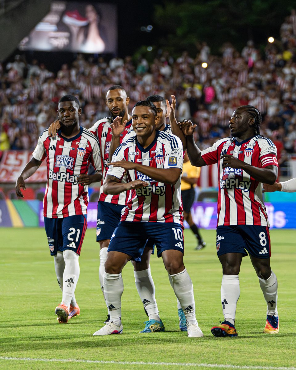 🔴 Goles de <a href="/JuniorClubSA/">Junior FC</a> en 2026:

⚽️⚽️⚽️⚽️⚽️ Luis Fernando Muriel, Santo Tomás (Atlántico)
⚽️⚽️⚽️ Cristian Barrios, Barranquilla (Atlántico)
⚽️⚽️⚽️ Teófilo Gutiérrez, Barranquilla (Atlántico)
⚽️⚽️ Joel Canchimbo, Malambo (Atlántico)
⚽️ Jermein Peña, Santa Marta (Magdalena)