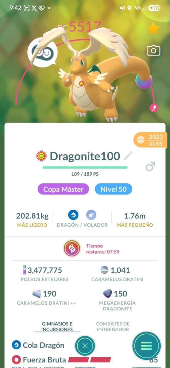 LunightZ's tweet photo. Que día!! Ahhh!! Ya cayó Dragonite y Victreebel🥹🤩Bellísimas!! El próximo en Caer...Malamar?🤭🤩

#Pokemon30 #PokemonGOTour2026 #pokemongo #Happy https://t.co/CSIyIFTIqr