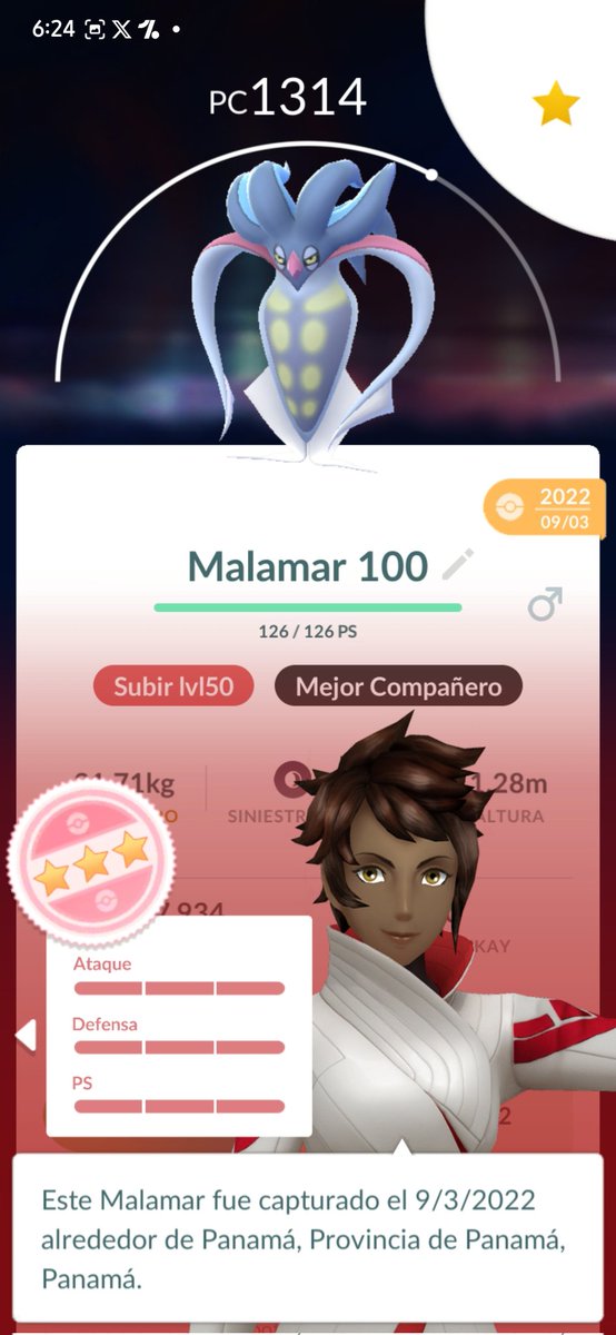 LunightZ's tweet photo. Que día!! Ahhh!! Ya cayó Dragonite y Victreebel🥹🤩Bellísimas!! El próximo en Caer...Malamar?🤭🤩

#Pokemon30 #PokemonGOTour2026 #pokemongo #Happy https://t.co/CSIyIFTIqr