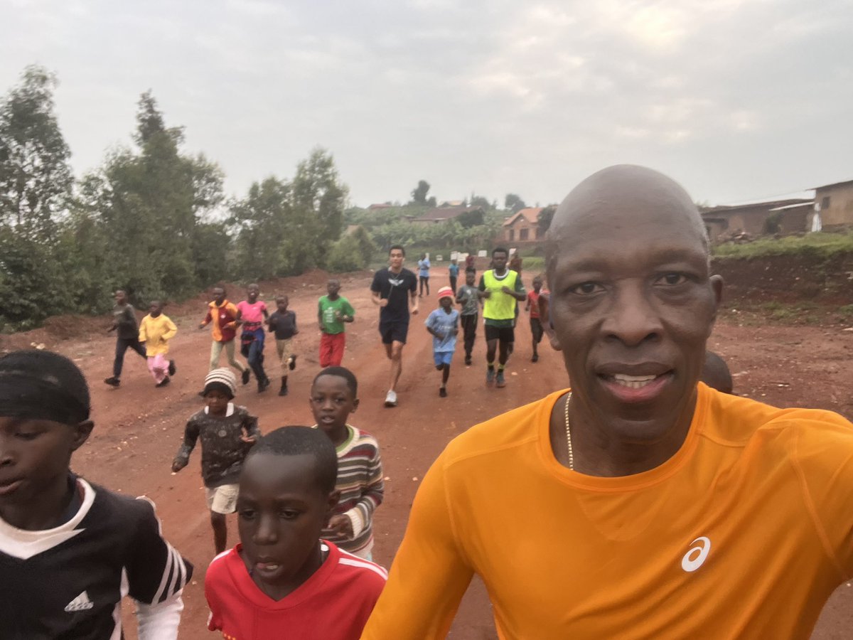 EugeneU's tweet photo. Saturday morning run with the next generation. #VisitRwanda https://t.co/6WYW6hAn8K