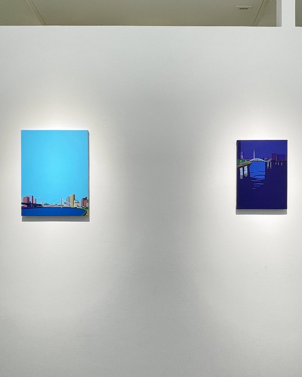 smalt48's tweet photo. 今月のカレンダー作品
「241223-1」2025
410×318mm acrylic on canvas
#architecture #painting #art #contemporaryart #cityscape #tokyo #都市 #風景 #隅田川 #東京 #新大橋 #絵画 #建築 https://t.co/uLwyAY5V3I