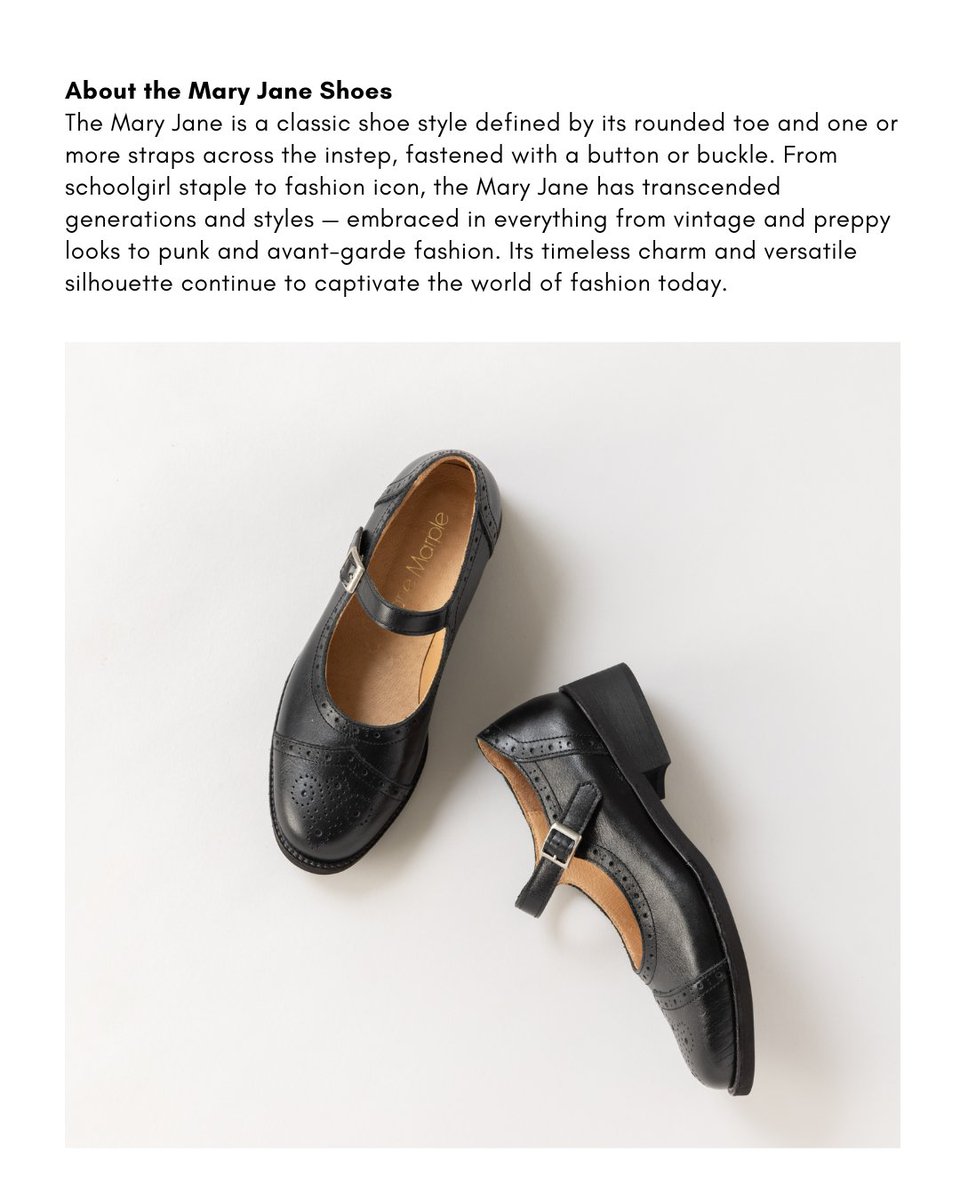 2026 SPRING&SUMMER 1ST COLLECTION 「Beloved staples」 Mary Jane