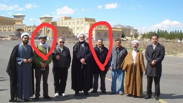 jmartinianoduar's tweet photo. Un lujo, los embajadores del kirchnerismo en Irán. Estos tipos mandados por Cristina kirchner  junto al canciller H. Timerman (ya fallecido), deberían ser juzgados por traición a la Patria. Cómplices de Irán al intentar encubrir el atentado, llegando a asesinar al fiscal Nisman.
