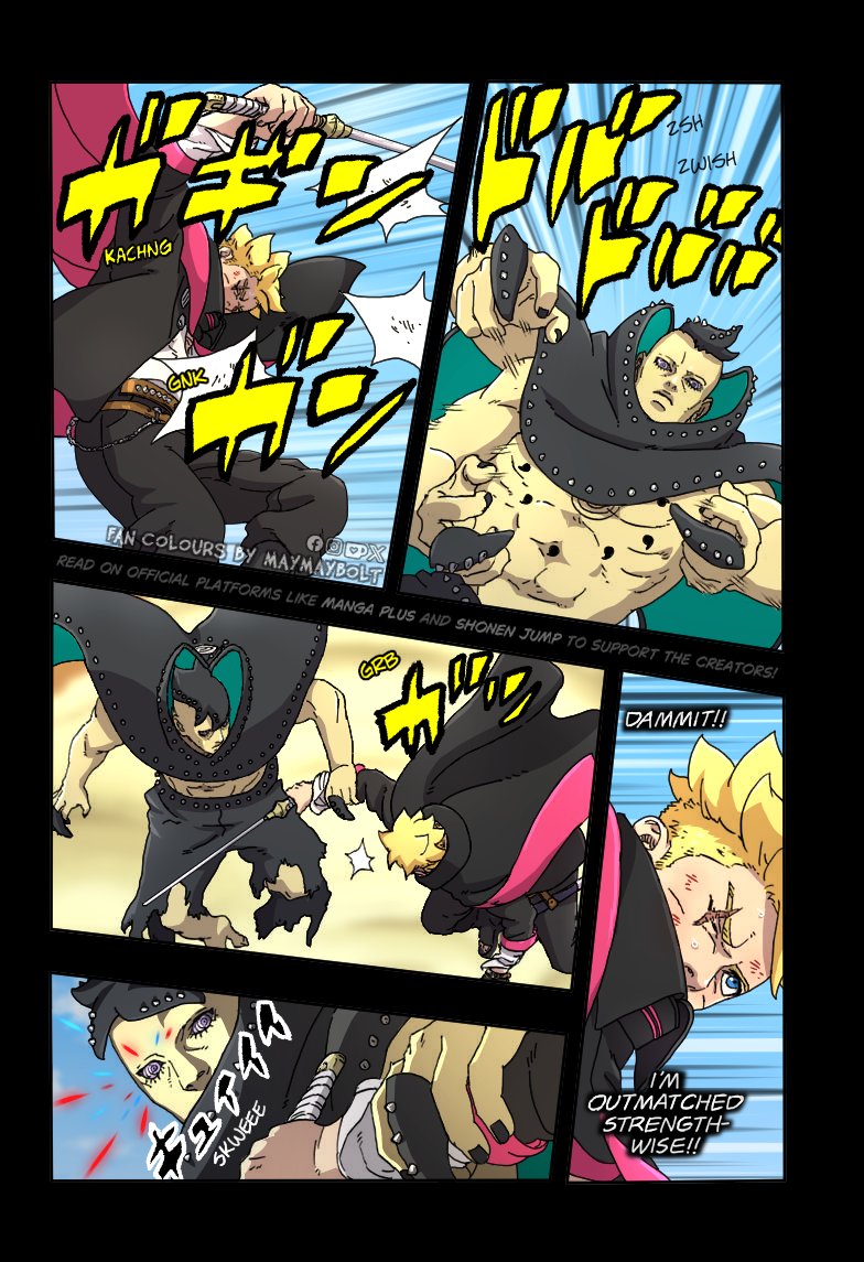 maymaybolt's tweet photo. [Art repost]: Purple Lightning
Rematch when?�� 
Jura will probably have some new tricks of his own by then.
(⬅️read/swipe right to left) #BORUTO #BorutoTwoBlueVortex #jura #kakashi https://t.co/Wa8aInfPy2