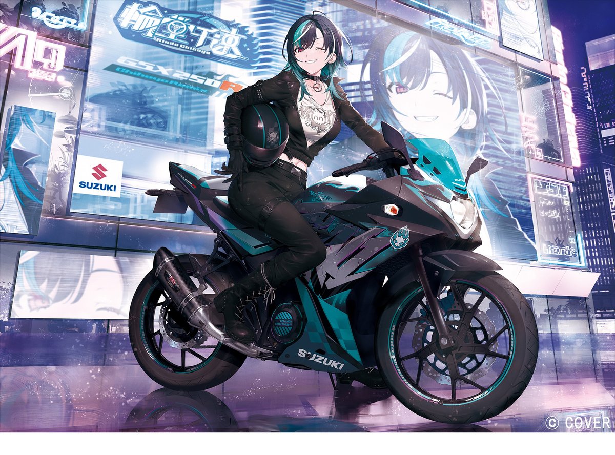 responsejp's tweet photo. 「スズキ信者倍増計画か？」スズキとVTuber輪堂千速のコラボバイク発表に、SNSでは双方ファンから歓しい悲鳴
https://t.co/jGBRfwzsbs

#バイク #新型車 #スズキ #モーターサイクル #口コミ記事 https://t.co/VjKyU0UuSh