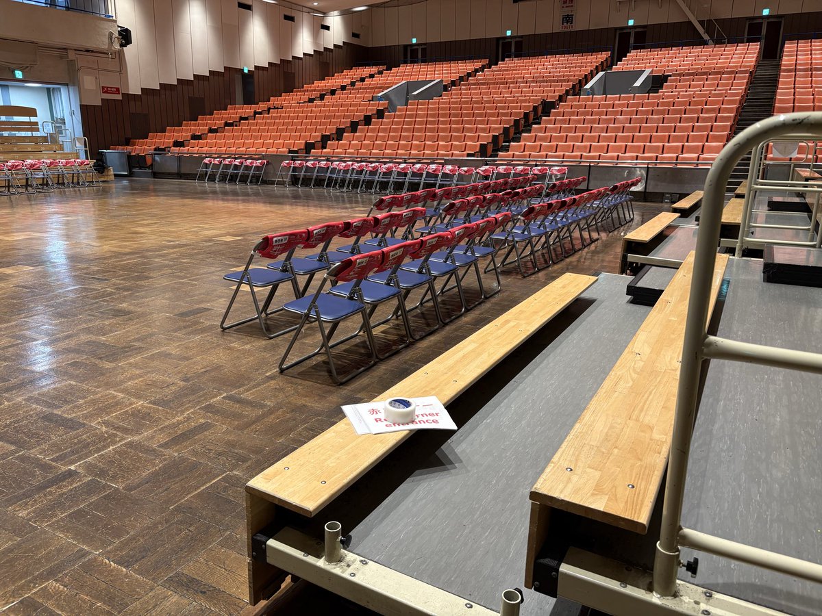 リング設営開始👷 #noah_ghc 3.1後楽園ホール 11:30〜 NOAH Jr.TAG