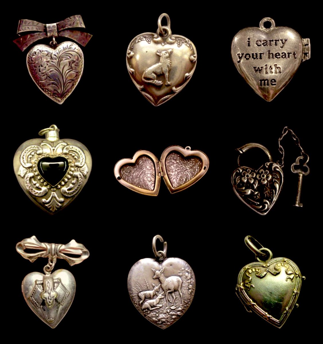 heart shaped lockets