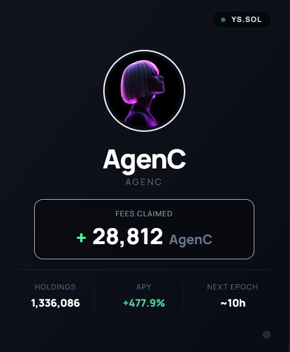 OuttaCtrlGames's tweet photo. $AgenC cashbacks is now live on YieldFinder.

Every wallet that has ever held $AgenC was included in the snapshot and is eligible for 50% of this week’s fee distribution.

Check if you're included: 👇 1/2 https://t.co/0O048n03tR