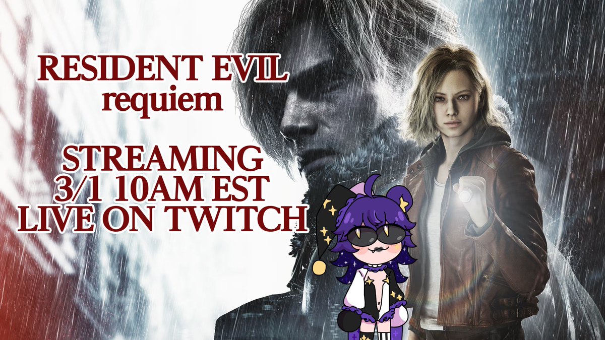 AbyssalBearVT's tweet photo. COME JOIN ME TOMORROW ON RESIDENT EVIL REQUIEM!!

🔴LIVE https://t.co/3tD63MCkrb https://t.co/eFLVb5CTXf