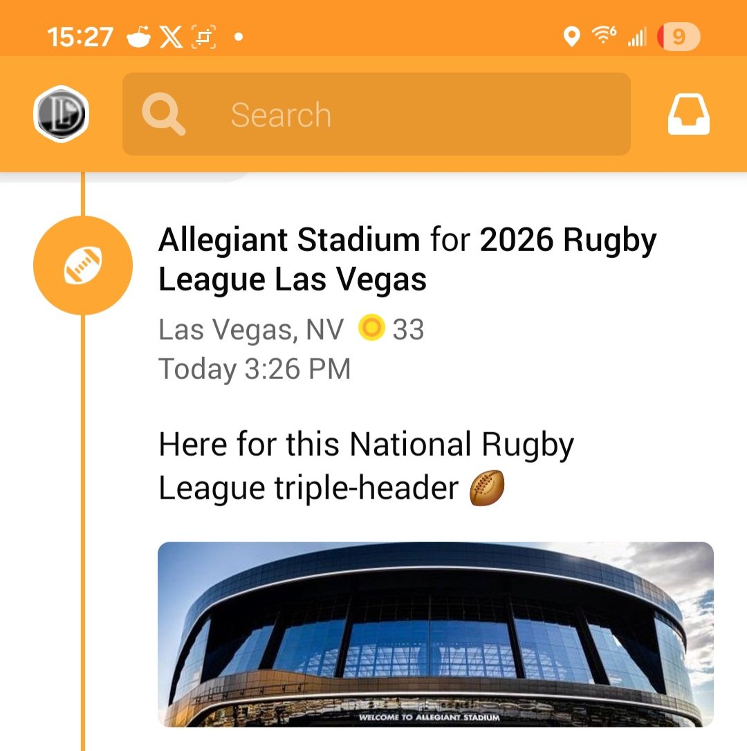 DiamondLouX's tweet photo. Here for this National Rugby League triple-header &amp; I expect to hear some bones cracking &amp; teeth flying 💀😅 With me @D_N_Media
@Maria702Virgo &amp; Carmen ☺️ #NRL #NRLVegas #Vegas https://t.co/HODqN2JKRg