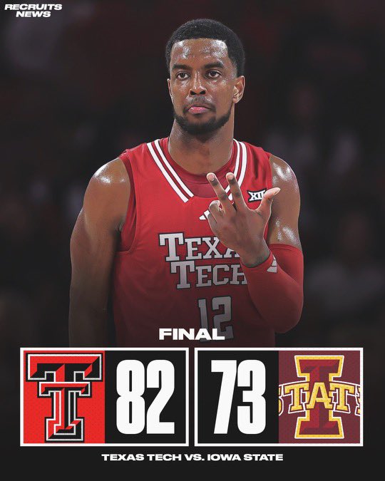 TEXAS TECH HANDS IOWA STATE ITS FIRST LOSS AT HILTON COLISEUM THIS YEAR 🌵