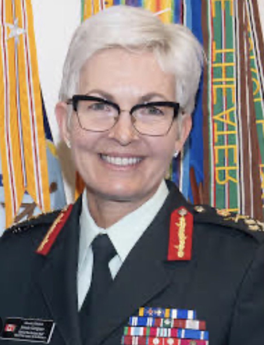 Head of Canada’s military Jennie Carignan promises to do her part by knitting socks for US servicemen.