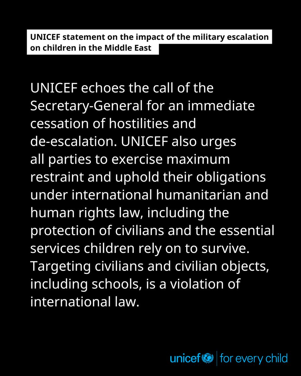 UNICEF tweet media